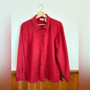 Vintage Koret City Blues Red Blouse